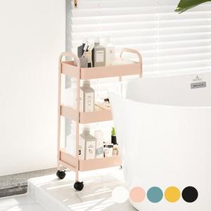 다빈치 3단 무빙 트롤리 철제 수납 이동식선반