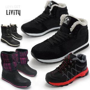 LiViTY 남녀공용 털운동화 방한화 트레킹화 스니커즈 방한부츠 방한장화 기획전