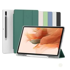 데이웍스 갤럭시탭 S7 FE S8+ S7+ 플러스 북커버 케이스 S펜 수납 스마트 커버