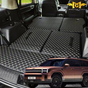 [몬스터클래스]디올뉴 싼타페 MX5 트렁크매트 5인승 6인승 7인승 가솔린 하이브리드 차박 매트 용품