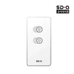 신동아ES 타임키퍼 스위치 송신기 리모컨 2회로(화이트)