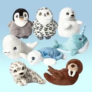 에코네이션 VER.2 동물인형 바다코끼리 펭귄 물범 바다표범 거북이 올빼미 벨루가 고래 애착 미요니 인형