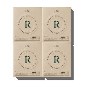 [유통기한 임박] 라엘 유기농 순면커버 센서티브 생리대, 대형, 10p, 4개