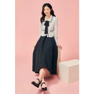 [JJ지고트](하남점)퍼프 크롭 트위드 자켓 GP3A0JK111