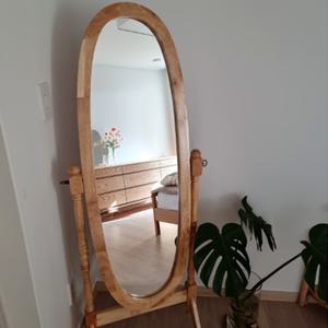 원목 거울 엔틱 전신거울 예쁜 빈티지 스탠드 행거 거울