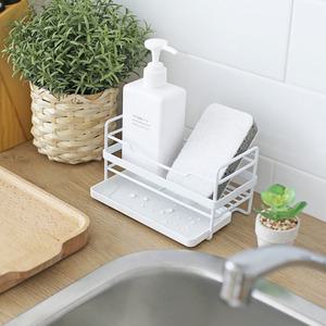 화이트 주방 세제 수세미 보관 미니 선반 욕실 비누 부엌 소품 정리 거치대