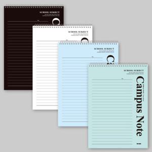 [빨강팬시] A5 원링 상철노트 캠퍼스 색상랜덤 (5개 1세트)