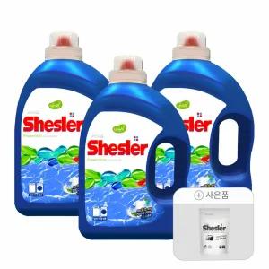 쉬슬러 액체 세탁세제 페퍼민트 3.05L 3개 (+쉬슬러 캡슐세제 5개입)