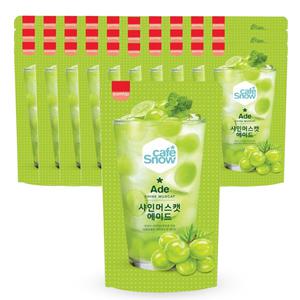 삼립 카페스노우 샤인머스켓 에이드 230ml x30개/ 편의점 파우치 음료