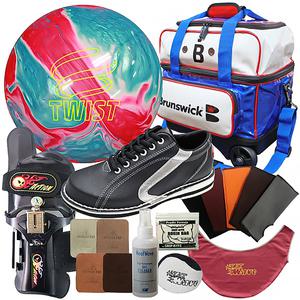 브런스윅 - 트위스트 (스카이블루/핑크스노우) 풀세트  /볼링용품/볼링공