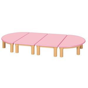 [RGLQ87T1]H46 3 안전 분홍 유아 책상 분홍테두리 29