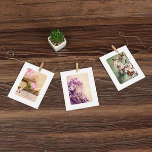 [RGLO5R92]사진가랜드 종이액자 3x4 나무집게 걸이형액자