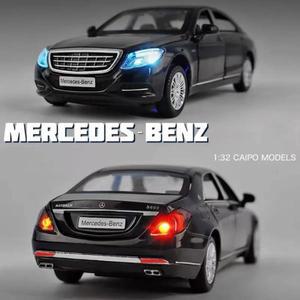자동차 다이캐스트 모형 미니카 장난감 체중계 메르세데스 벤츠 호환   모델 마이바흐 S600 합금 다이 캐스