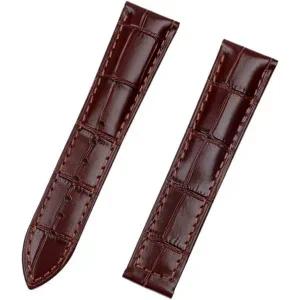 오메가 스트랩 시계 시마스터 스피드마스터 300 드빌 밴드 팔찌 로고 (컬러 : 브라운 사