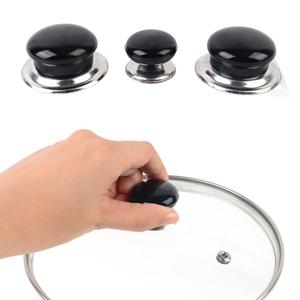 교체용 냄비뚜껑손잡이 냄비꼭지 후라이팬 유리 덮개 3개