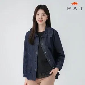 [PAT 여성] 빅카라 스트링 데님 자켓_1I61201
