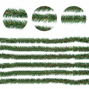 성탄 트리 장식 모루 1p 줄 철사 꾸미기 400cm 크리스마스 소품 카페 리스 파티 데코레이션 모빌