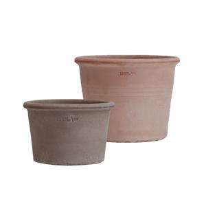 이태리토분 EV 실린더 테라코타 토분 빈티지모던 인테리어화분 분갈이화분  2color 4size