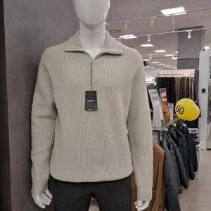 [트레몰로] HC09 긴팔 니트티셔츠 (주)세정 인디안 남성 24년 겨울 라이트그레이  (S26149709)