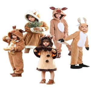 루돌프 어른 아이 코스프레 파티코스튬 무대의상