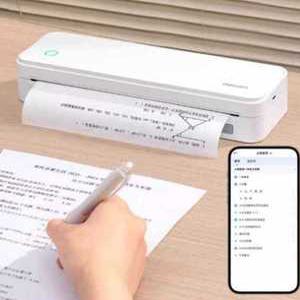 jncown 오답노트프린터 미니 간편 프린터 숙제 무선