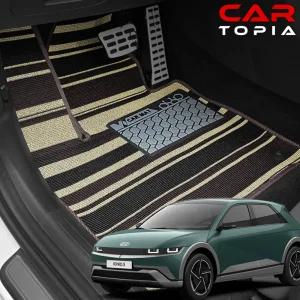 더뉴 아이오닉5 페이스리프트 스트라이프 뉴 코일매트 슬림핏 카매트 자동차 발판 용품