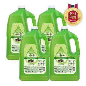 자연퐁 주방세제 솔잎 리필 3.04L 4개