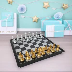 휴대용 자석 중형체스 보드게임 세트 접이식 고급 단면 체스판 두뇌개발 테이블 체스게임