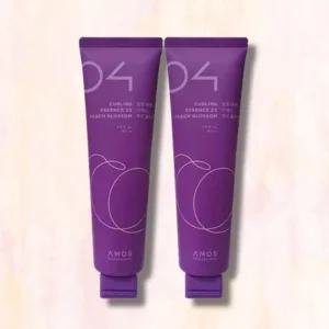 아모스 컬링 에센스 이엑스 피치블라썸 NEW 150ml 2개 탄력있는웨이브