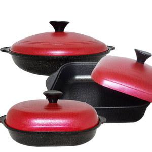 키친아트 직화냄비 다용도 매직팬 전골 고구마 냄비 원형 사각 팬