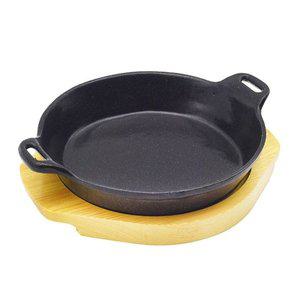 [기타]무쇠 주물팬 양손 원형 스테이크 대 (WF41F7B)