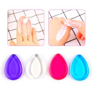 실리콘간편세척 퍼프1P메이크업물광 피부표현 BB크립파운데이션화장