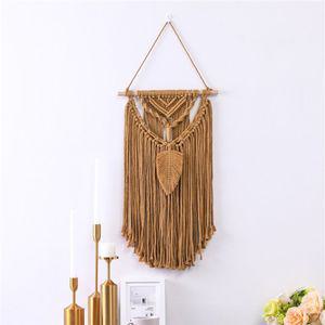 브라운 마크라메 월행잉 테피스트리 벽장식 드림캐쳐