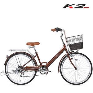 2025 케이투바이크 클래식 여성용 자전거 스와니 26인치 7단 미조립