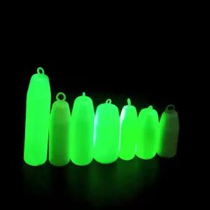 회전 야광 봉돌 고리 구멍 추 강철추 스틱 원투 쭈꾸미 문어 대구 갑오징어 낚시