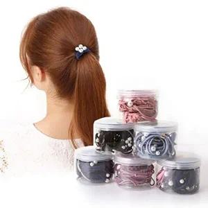 데일리 24종 머리끈 머리방울 헤어밴드 고무줄 헤어끈-W9AB153