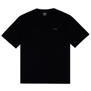 디스커버리 프레시벤트 스몰로고 세미오버핏 반팔티셔츠 DXRS75053-BKS