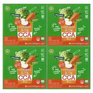 홀베리 아침엔 클렌즈 유기농 CCA주스 80g x 14개입 4개 / 써클