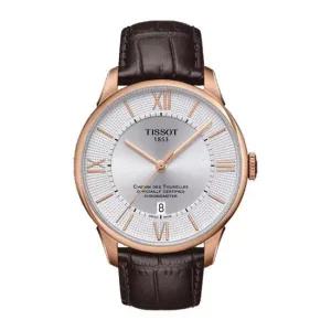 티쏘 티쏘 남성 가죽 시계 슈망데뚜렐 T099.408.36.038.00