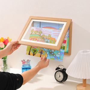 아이 그림보관액자 아이방 인테리어 개폐형 키핑액자 스케치북 상장 어린이집 유치원 전시 A4 A3