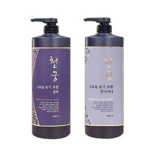 과일나라 천궁 고보습 윤기 모발 샴푸1500ml+컨디셔너1500ml 세트