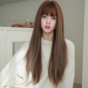 키라비 가발 여성 통가발 스트레이트 긴머리 72cm KPE0446