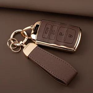 더뉴 K7 쏘렌토 가죽 차 키 케이스 키홀더 스마트키