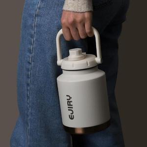 휴대용 1L 텀블러 보온보냉 화이트골드 스텐 워터저그