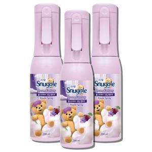 스너글 룸스프레이 탈취방향제 200ml 3개 드림판타지