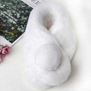 [OF05QO26]퍼목도리 여성 머플러 방울 자석 겨울 아이템