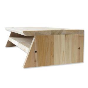 [RG5MRS49]우드밀리 원목 엣지 모니터 받침대 2단 WD3002