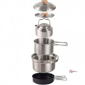 다용도 멀티 304 주전자 후라이팬 냄비 코펠세트 캠핑 여행 낚시 스텐 소품용품 백패킹 차박nop600