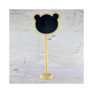 칠판 스탠드형 곰돌이  루미나 미니 메모  (3l6pN)