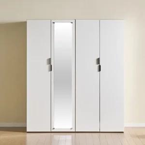 [특가] 트리플 누에보 LPM 키큰장_도어 1600 거울 옷장세트